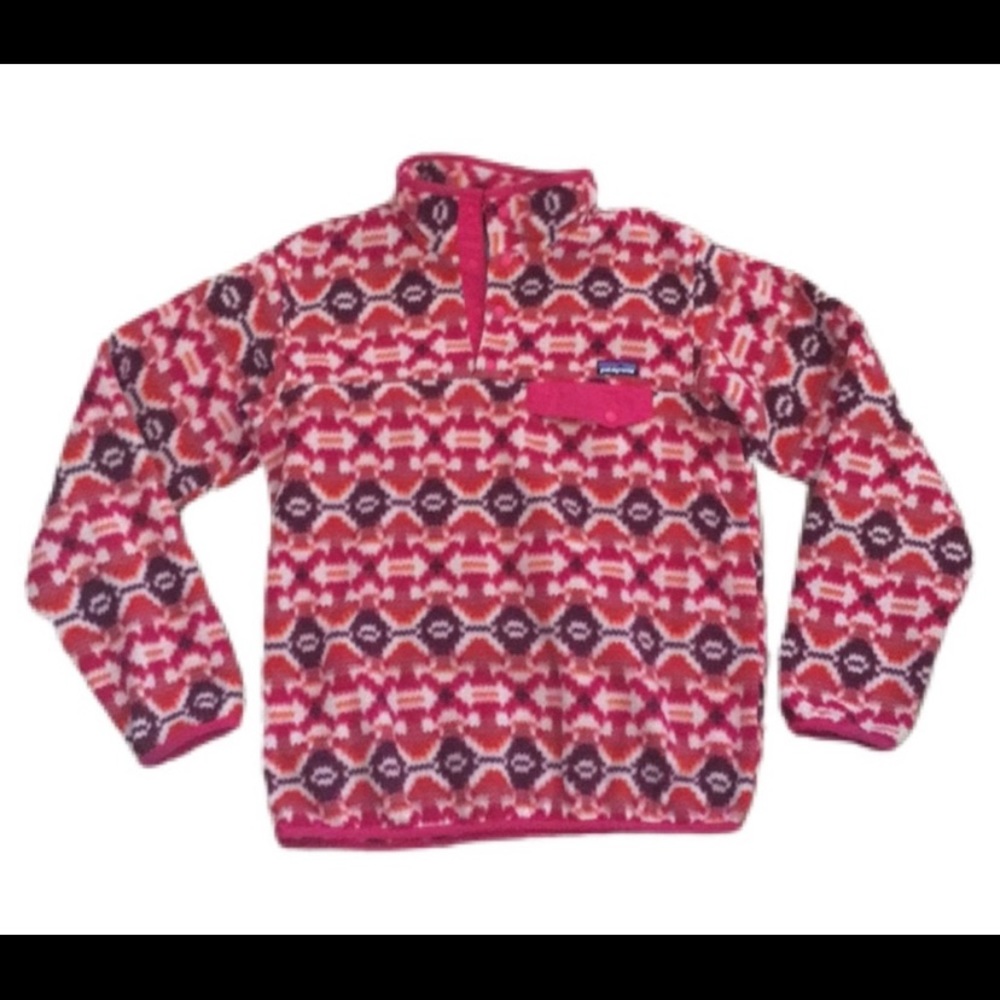 Patagonia Aztec Print Synchilla Snap Fleece